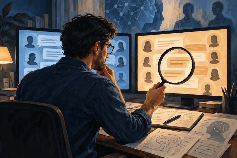 Imagem ilustrativa: Persuasão por IA: como avaliar estudos e alegações de capacidade