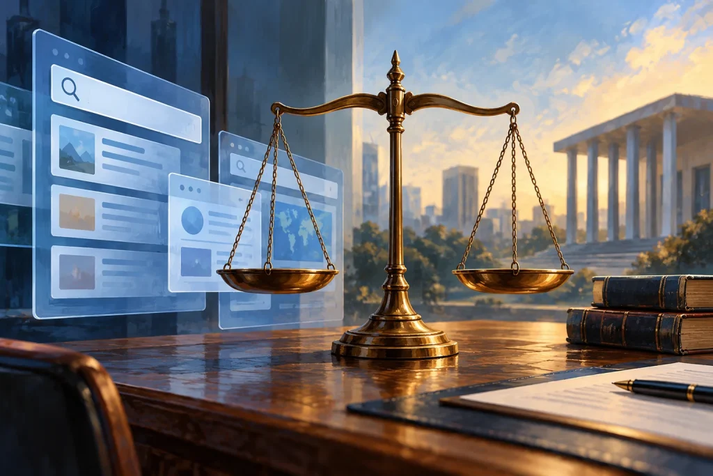 Imagem ilustrativa: Google e antitruste: como distinguir processo, decisão e medidas de concorrência
